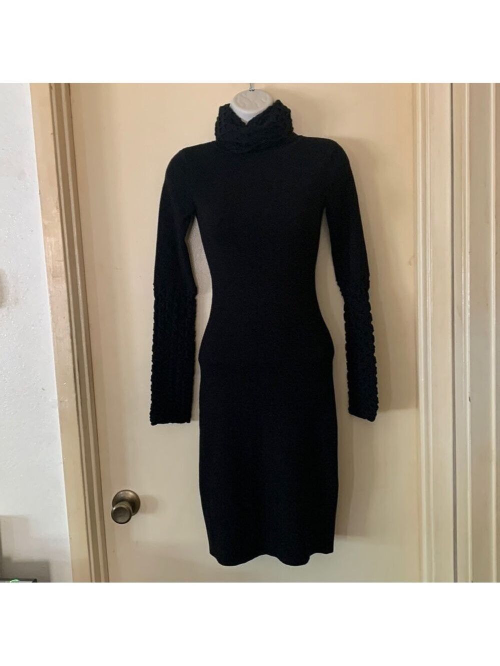 Moda International black sweater dress size XS - Picture 1 of 5